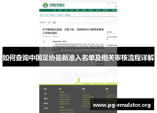 如何查询中国足协最新准入名单及相关审核流程详解
