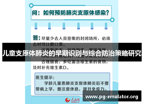 儿童支原体肺炎的早期识别与综合防治策略研究